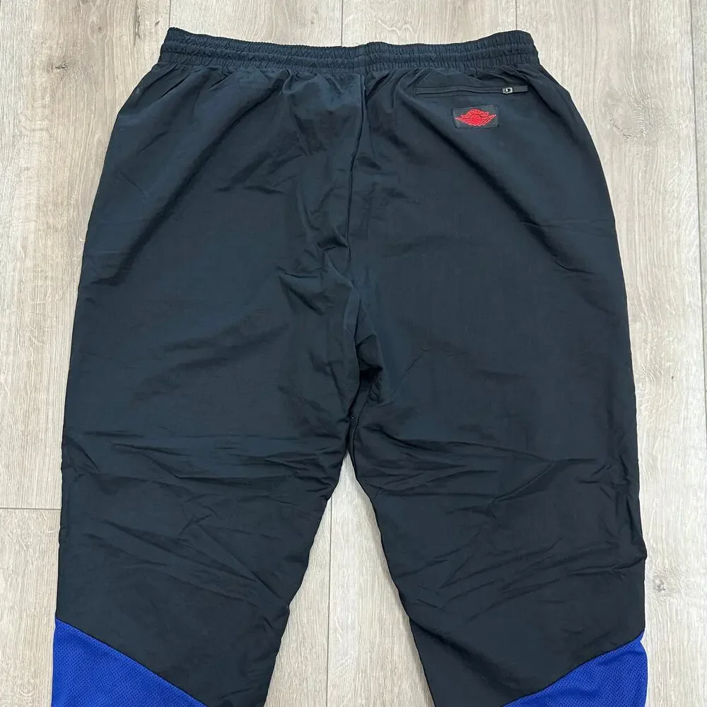 Jordan 1 Tier Zero Wings Windbreaker Pants Blue Black Sz XXL 2XL B29